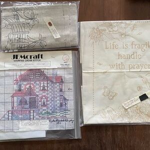 Craft Counted Cross Stitch Kit bundle